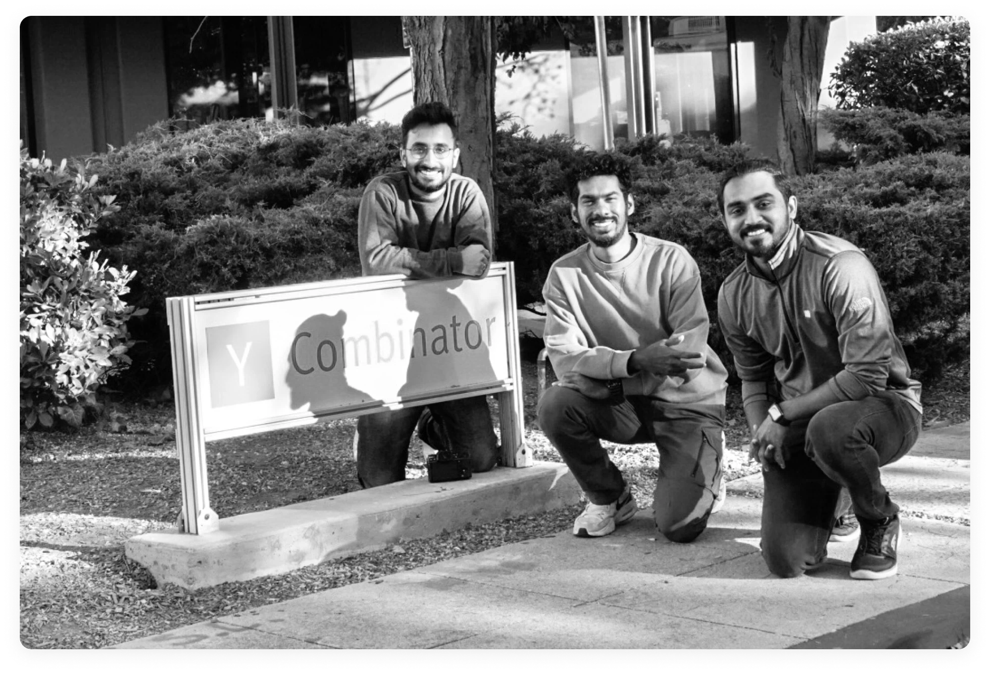 Chatwoot co-founders Pranav, Nithin and Sojan